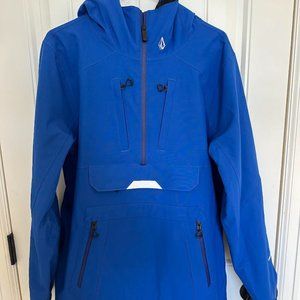 Volcom Mens S/M Brighton Pullover Snow Jacket